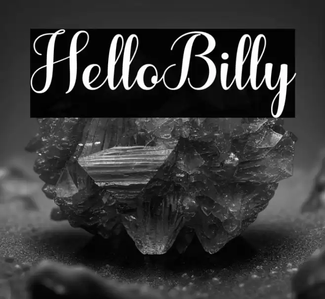 HelloBilly Font examples