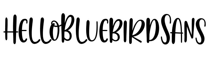 HelloBluebirdSans  Скачать бесплатные шрифты