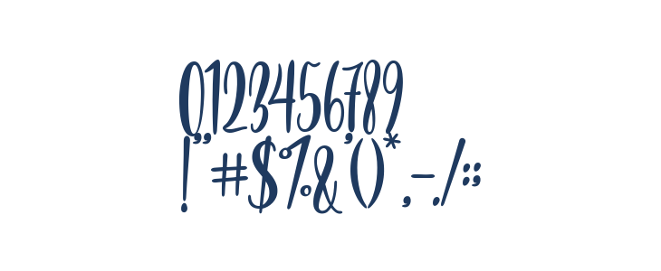 HelloBluebirdSans Other Characters