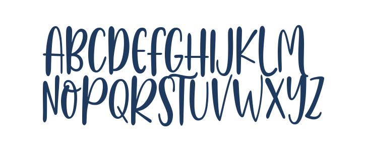 HelloBluebirdSans Uppercase