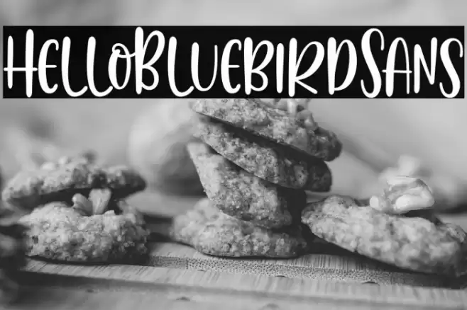 HelloBluebirdSans Fonte examples