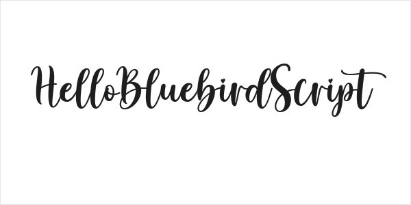 HelloBluebirdScript Logo