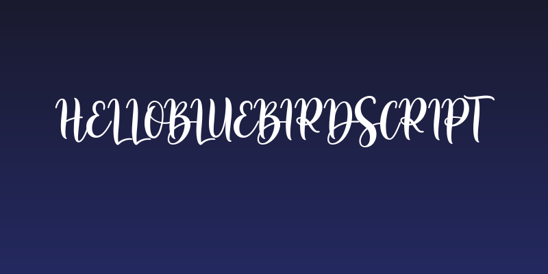 HelloBluebirdScript Social Header