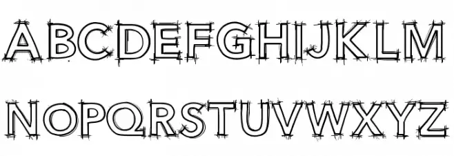 HelloBlueprint フォント 大文字