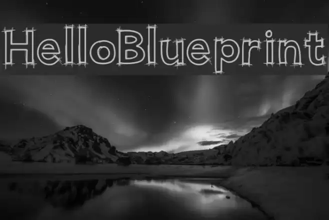 HelloBlueprint Font examples