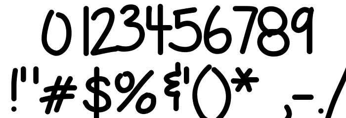HelloBoomerang Font OTHER CHARS