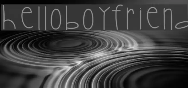 HelloBoyfriend Font examples