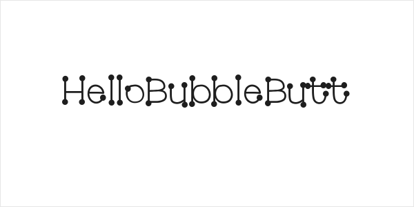HelloBubbleButt Logo