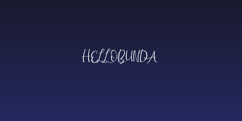 HelloBunda Social Header