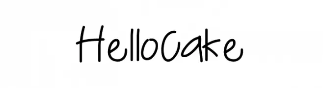 HelloCake  baixar fontes gratis