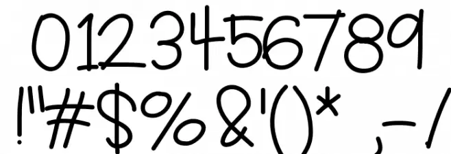 HelloCake Font OTHER CHARS