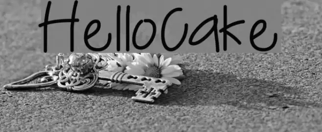 HelloCake Font examples