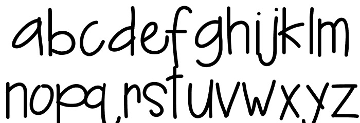 HelloCake Font LOWERCASE