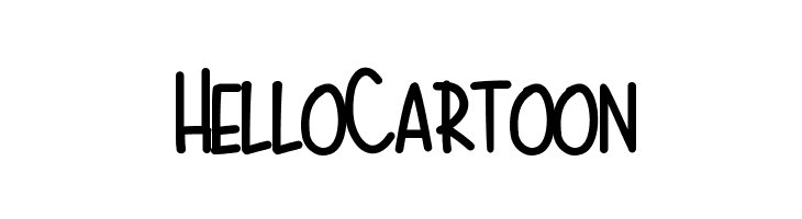 HelloCartoon  Скачать бесплатные шрифты