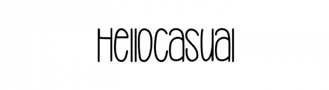 HelloCasual  Descarca Fonturi Gratis