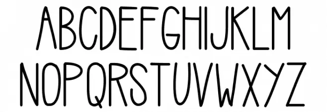 HelloCasual Schriftart Groß