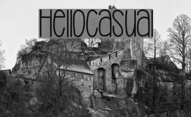 HelloCasual Font examples