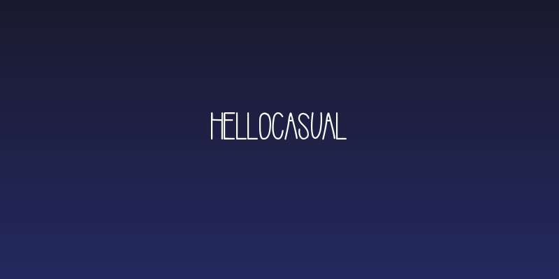 HelloCasual Social Header