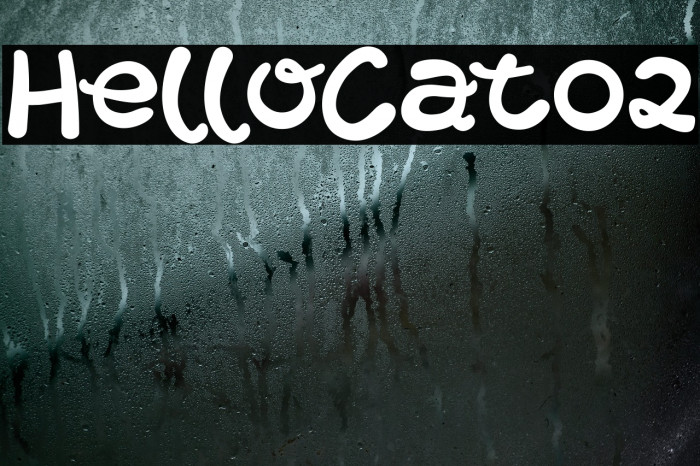 HelloCat02 Font examples