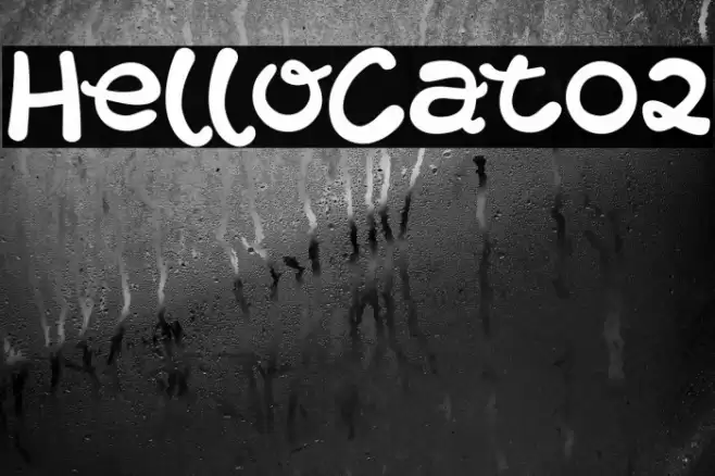 HelloCat02 Font examples