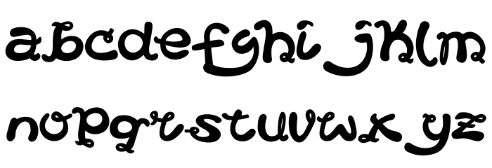 HelloCat02 Font LOWERCASE