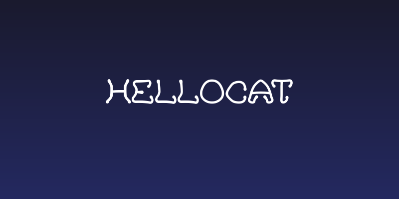 HelloCat Social Header