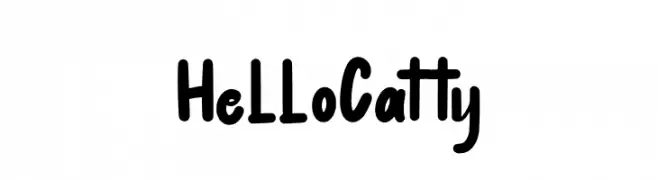 HelloCatty  تنزيل الخطوط