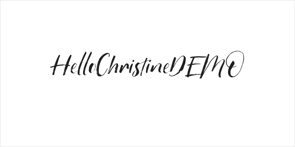 HelloChristineDEMO Logo
