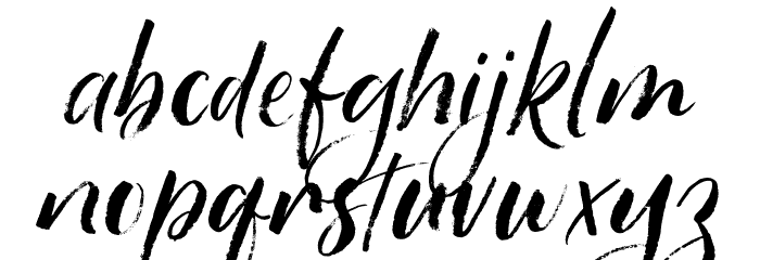HelloChristineDEMO Font LOWERCASE