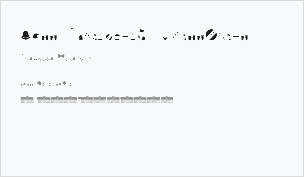 HelloChristmasIconFillTrial Business Card