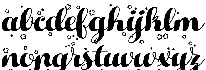 HelloChristmas Font LOWERCASE