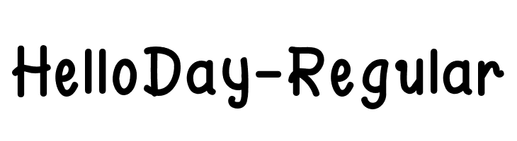 HelloDay-Regular  Descarca Fonturi Gratis