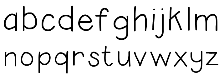 HelloDoodlePrint Font LOWERCASE