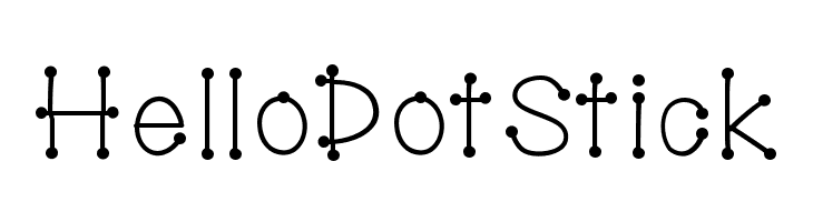 HelloDotStick  لخطوط تنزيل