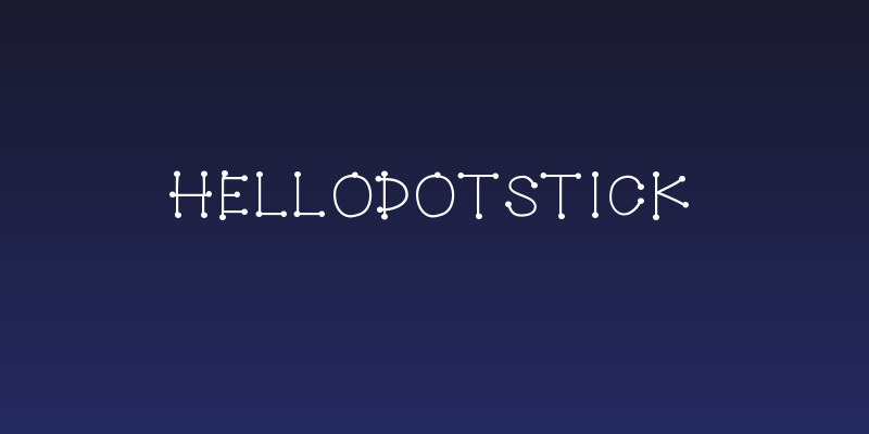 HelloDotStick Social Header