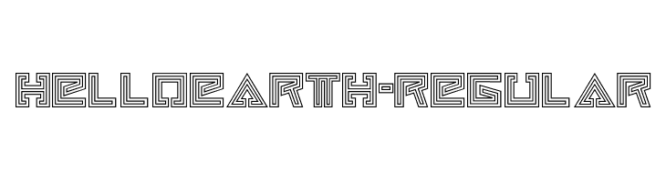 HelloEarth-Regular  font caratteri gratis