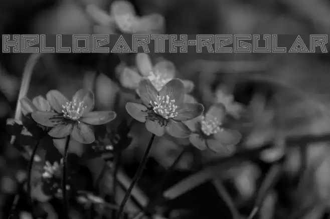 HelloEarth-Regular Font examples