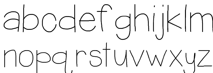 HelloEllie Font LOWERCASE