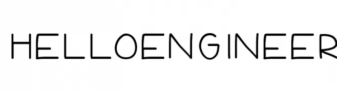 HelloEngineer  नि: शुल्क फ़ॉन्ट्स डाउनलोड