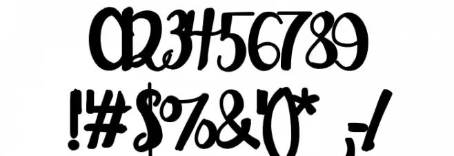 HelloEsliScript Font OTHER CHARS