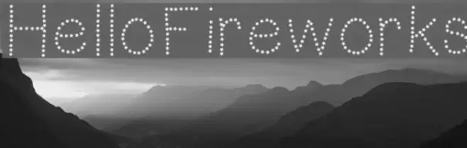HelloFireworks Fonte examples