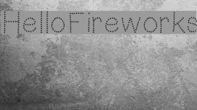 HelloFireworks Fonte examples