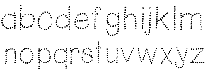 HelloFireworks Font LOWERCASE