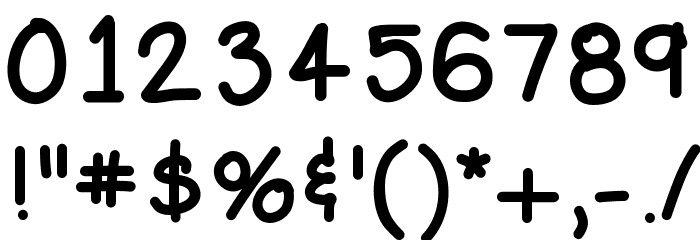 HelloFirstie Font OTHER CHARS