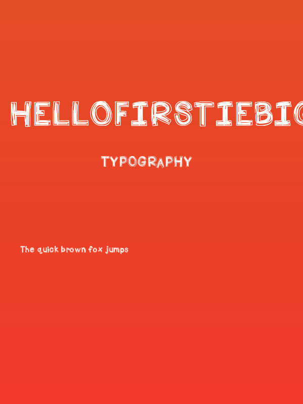 HelloFirstieBigGulp Poster