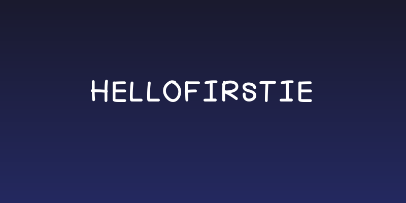 HelloFirstie Social Header