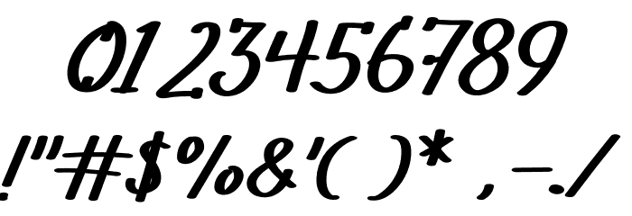 HelloFriendRegular Font OTHER CHARS