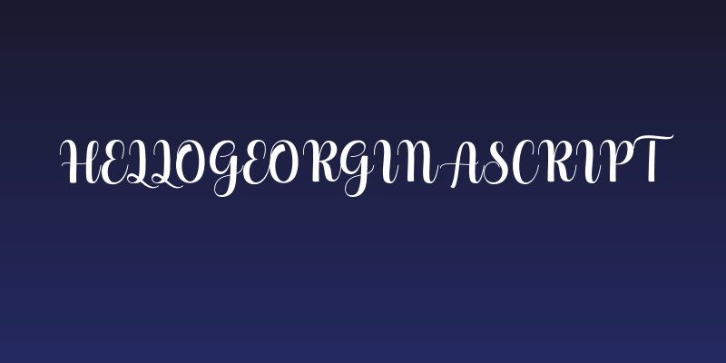 HelloGeorginaScript Social Header