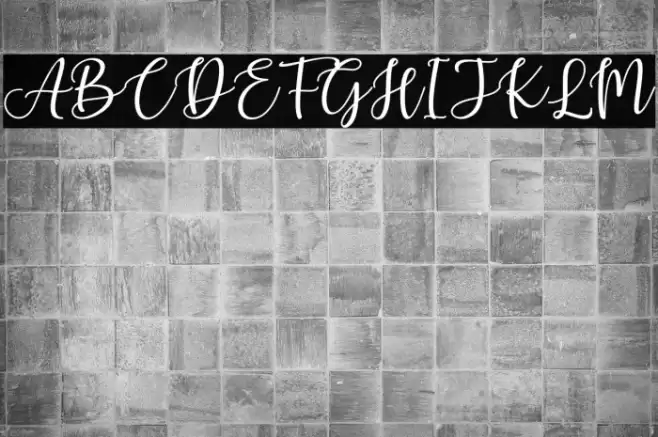 HelloGrizelle Font examples