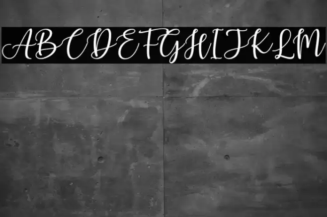 HelloGrizelle Font examples